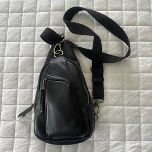 Antik Kraft Black Crossbody Bag
